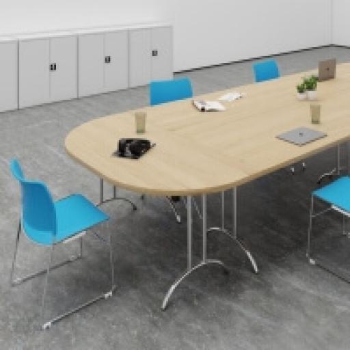 Semi Circular Folding table