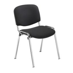 [CH0503BK] Club Chair - Chrome Frame (Black).jpg