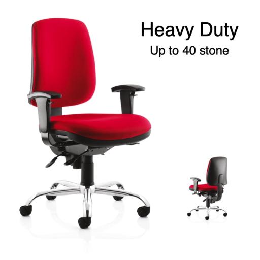 Fusion Heavy Duty 40 stone Operators chair